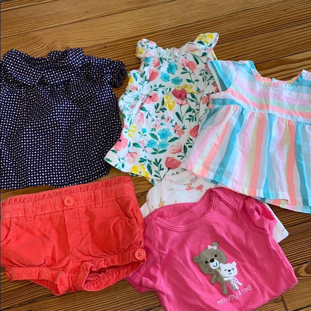 Baby girl 3-6 month clothing bundle